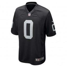 Camiseta Hombre Las Vegas Raiders Trevon Moehrig 0 Nike Negro 2021 NFL Draft